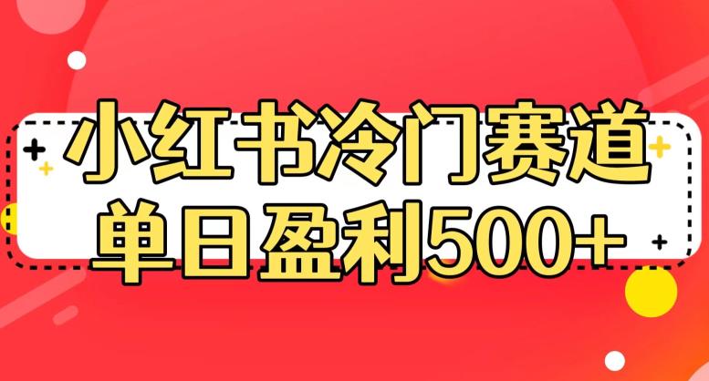 小红书冷门赛道，单日盈利500+【揭秘】-网创学社