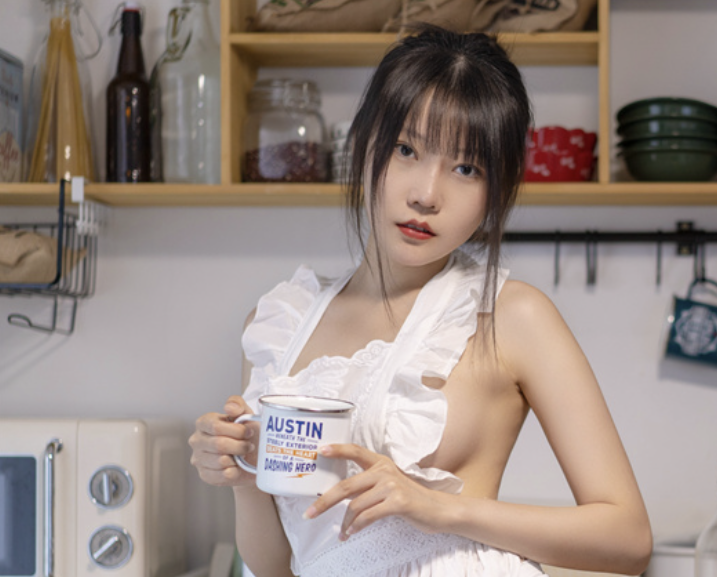 香草喵露露的厨房诱,惑当性感遇上美食,令人无法抗拒